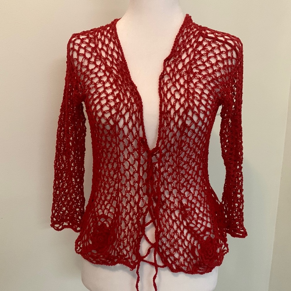 2 Cute crochet women blouses home made 2 X 25.00